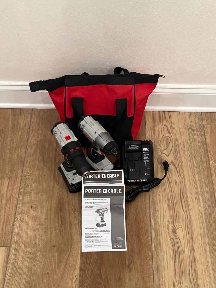 PORTER CABLE Lithium Drill & Impact Driver / Charger