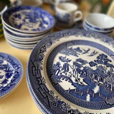 Vintage Blue and White tableware