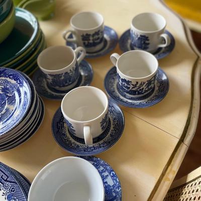 Vintage Blue and White tableware