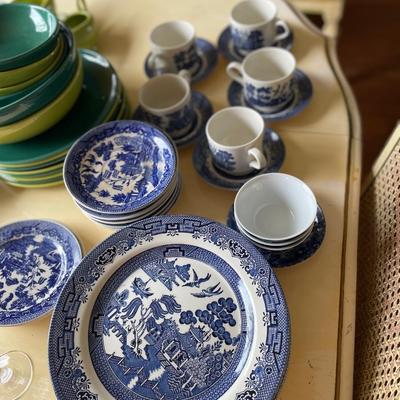 Vintage Blue and White tableware