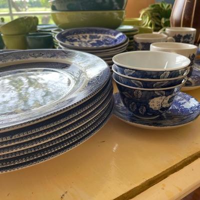 Vintage Blue and White tableware