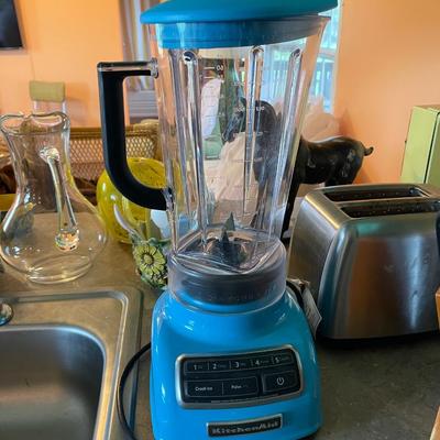 Vintage kitchen aid blue blender