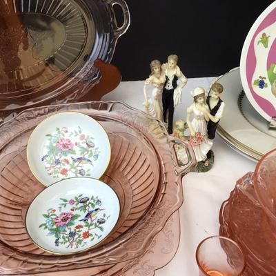 474 Pink Depression Glass Lot