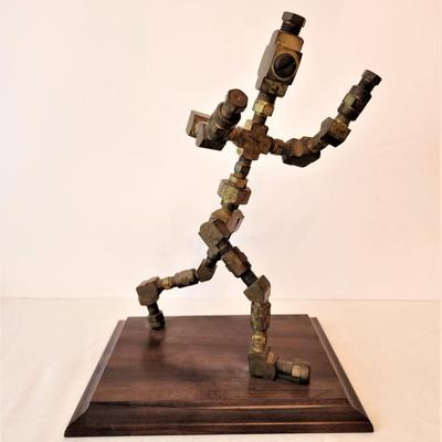 Lot #51  Mid Century Brutalist "Nuts and Bolts" Sculpture