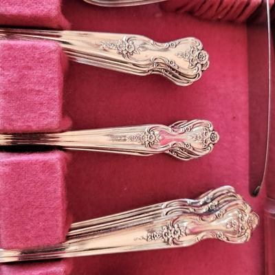 Lot #55  Set of Vintage Silverplate Flatware - Rogers Silver Co.