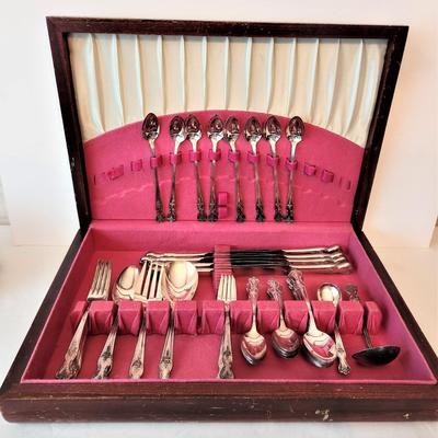 Lot #55  Set of Vintage Silverplate Flatware - Rogers Silver Co.