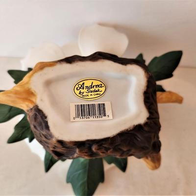 Lot #56  ANDREA Camellia porcelain Flower