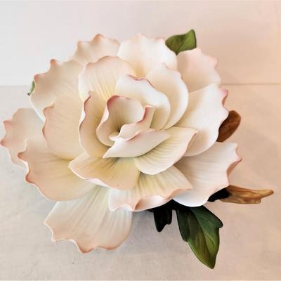 Lot #56  ANDREA Camellia porcelain Flower