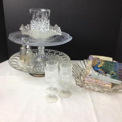479 Glass Cake Stands & More