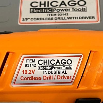 CHICAGO ~ 3/8â€ Cordless Drill With Driver