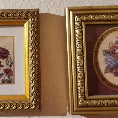 7 Pieces of Artwork, including Needlepoint