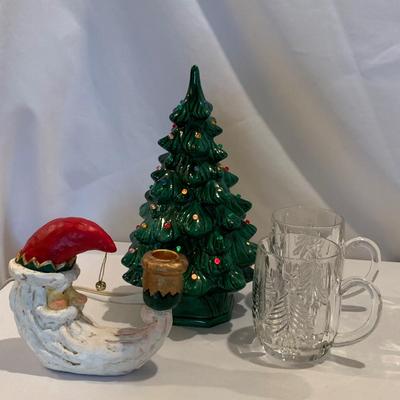 Holland Mold Ceramic Christmas Tree + Holiday Ware (M-JS)