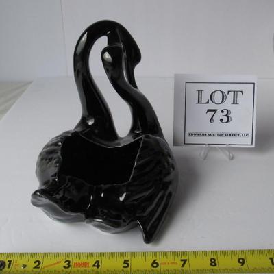 Nice Camark Pottery Glossy Swan Planter