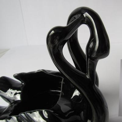 Nice Camark Pottery Glossy Swan Planter