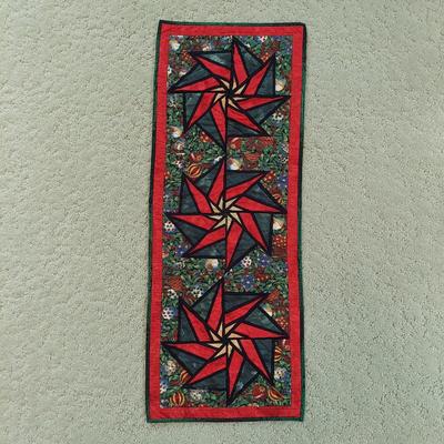 Quilt Stand, Small Quilt, and Various Quilt Blocks (GB-BBL)