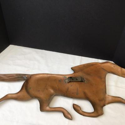 498 Large Copper Horse