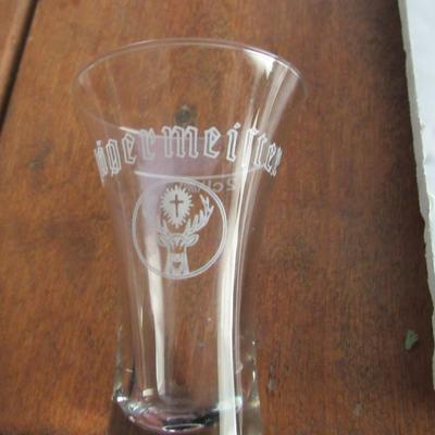 Lot of 3 Shot Glasses, Harley Davidson and Jagermeister