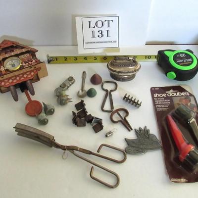 Junk Drawer Lot of Stuff, Vintage Hair Crimper