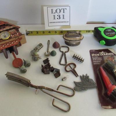 Junk Drawer Lot of Stuff, Vintage Hair Crimper