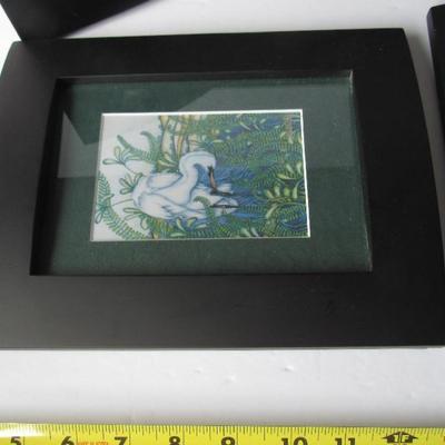 Lot 164: Set of 5 Various Bird Pictures, Small Size