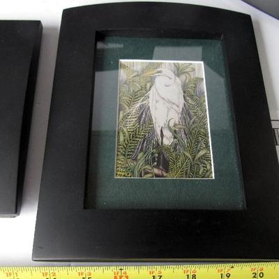 Lot 164: Set of 5 Various Bird Pictures, Small Size