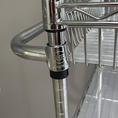 NSF ~ Stainless Steel Rolling Cart