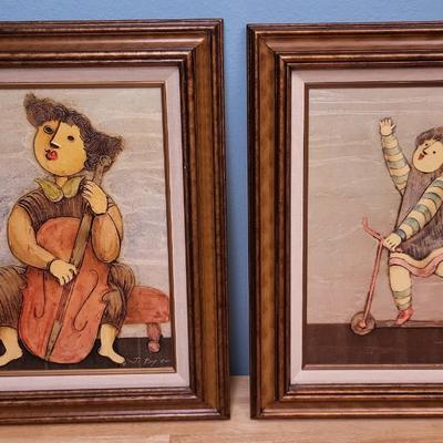 2 Pieces of J Roybal Artwork