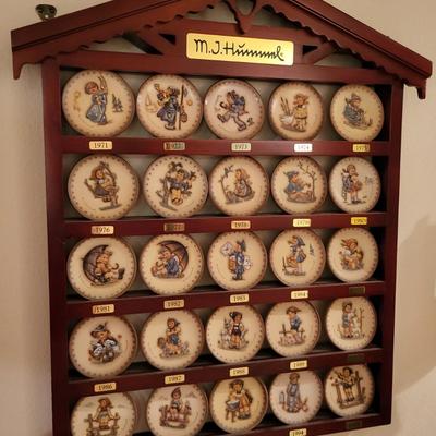 MJ Hummel Mini Plates Complete Collection, 25 Plates - 1971 thru 1995