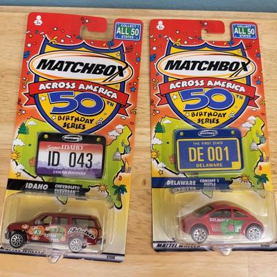 12 Matchbox Across America 50 Birthday Series