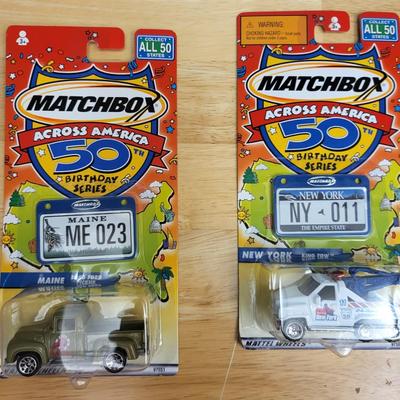 12 Matchbox Across America 50 Birthday Series