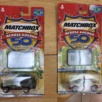 12 Matchbox Across America 50 Birthday Series