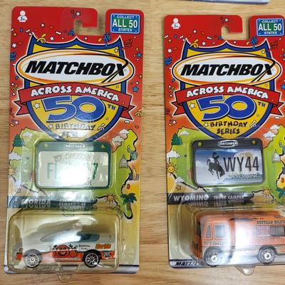 12 Matchbox Across America 50 Birthday Series