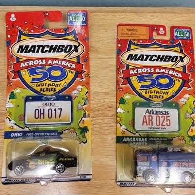 12 Matchbox Across America 50 Birthday Series