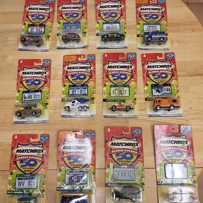 12 Matchbox Across America 50 Birthday Series