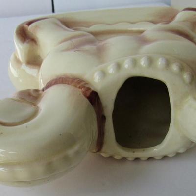 Old Pottery Rocking Horse Planter