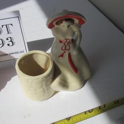 2 Vintage Pottery Planters