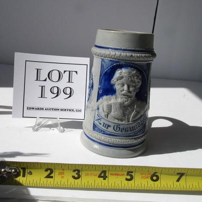 Old Stoneware Salt Glazed Beer Mug