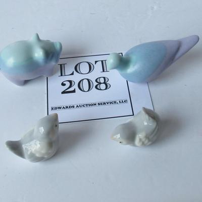 Lot of Older Tiny Birds and a Pig