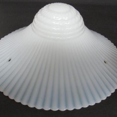 Lot 209: Depression Glass Monax Petal Light Shade