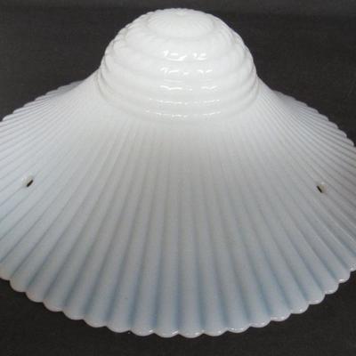 Lot 209: Depression Glass Monax Petal Light Shade
