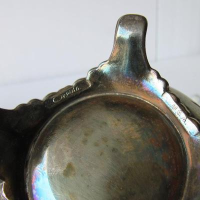 Older Oneida USA Silver Plate Sugar and Creamer