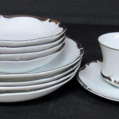 Lot 221:  Service For 4 Fine China Dinnerware, Starlight Pattern