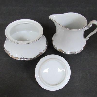 Lot 221:  Service For 4 Fine China Dinnerware, Starlight Pattern