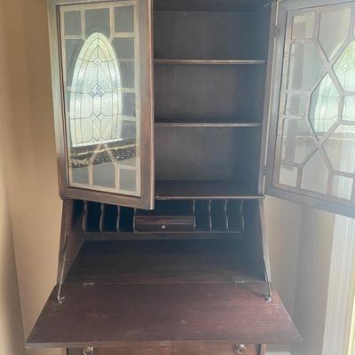 Vintage secretary cabinet