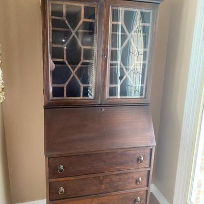 Vintage secretary cabinet