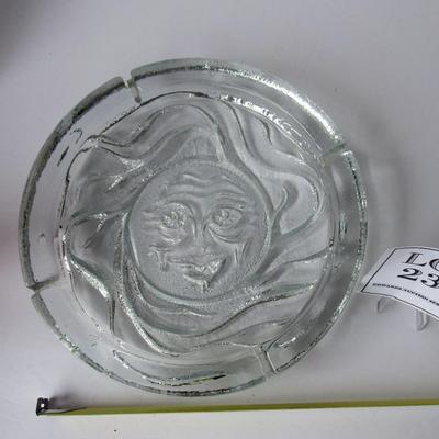 Blenko, Celestial Sun, Huge MCM Ashtray