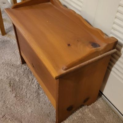 Small Wood Storage Container