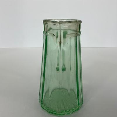 -119- URANIUM | Vaseline Glass Syrup Pitcher