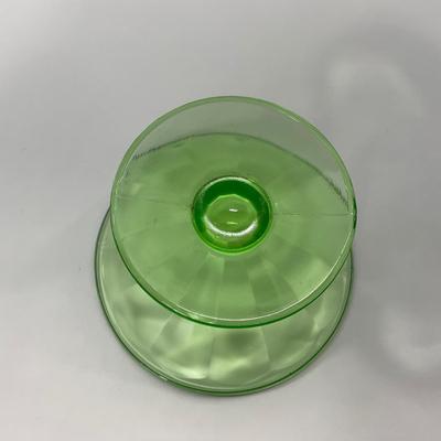 -124- URANIUM | Optic Panel Vaseline Green Sherbets