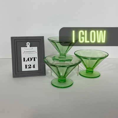 -124- URANIUM | Optic Panel Vaseline Green Sherbets